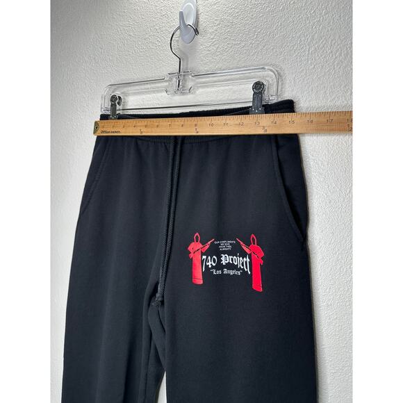 740 Project Black Men's Sweatpant Elastic Waist Jogger Medium - Picture 8 of 14